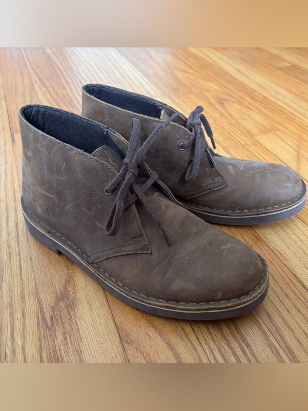 Clarks Collection Cottagecore Brown Chukka Ankle Boots- Women’s size 8